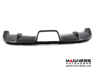 FIAT 500 Rear Diffuser - Carbon Fiber - Center Exit